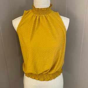 W5 Anthropologie Yellow Tank Top